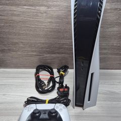Sony PS5 Disc Edition 825GB White Console With Controller Tested Good Condition