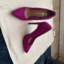 Purple / fucsia high heels stilettos like new Image 3