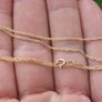 Vintage Solid 9k Yellow Gold 1,1g Image 2
