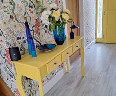 Console Table with 3 Drawers As New