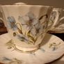 Rare Vintage Duchess, Blue Floral Coffee Set.Fine Bone China,England. Image 4