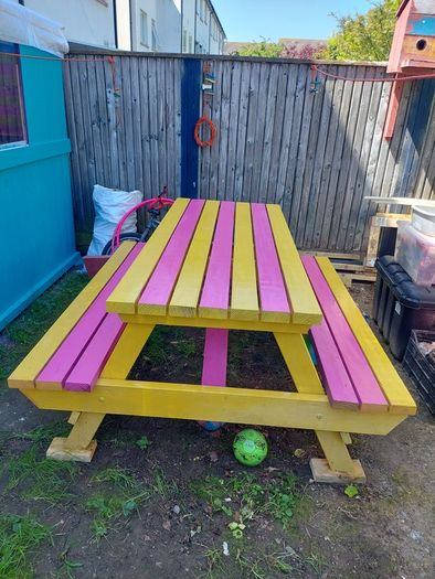 Garden table for 6 adults