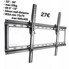 TV Wall Mount Bracket Tilt 32" - 90" TV