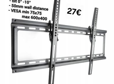TV Wall Mount Bracket Tilt 32" - 90" TV