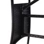 Garden Table Black 140x80x74 cm Poly Rattan Image 5