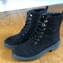 Black lace up boots Image 2