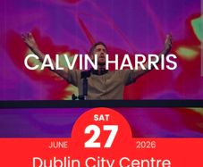 Calvin Harris Tickets Needed For Marley Park Sat