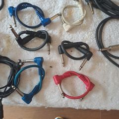 Guitar jacks and microphone.