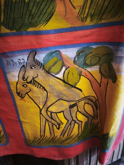 Ethiopian painting. Ethnographic interest.