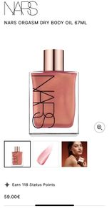 Nars Orgasm Dry Body Oil Brand New