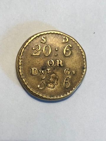 George III, Guinea Coin Weight 1772