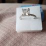 Sterling Silver 4ct Solitaire . Image 6