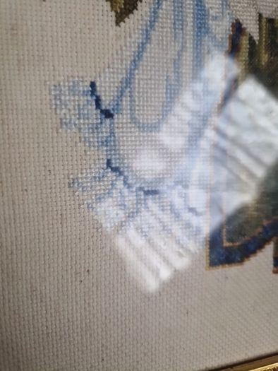 framed cross stitch