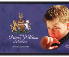 2003 Guernsey HRH Prince William The Prince of Wales Celebrating his 21st Birthday Stamp Booklet Mint Never Hinged (MNH)