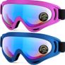 NEW SALE | 2-Pack Ski Goggles, Compatible Snowboard Goggles Image 5