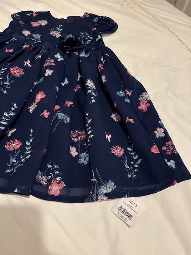 New - baby girl dress 12-18 m