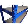 Long Span Racking Blue Starter Unit - 600kg per Shelf for Garages / Sheds, Residential, Commercial, and Office - 2000h x 2000w x 600d Image 3