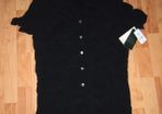 Ladies black short sleeve blouse BNWT