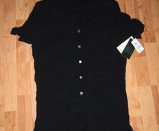 Ladies black short sleeve blouse BNWT