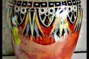 Stunning Royal Winton iridescent vase