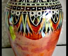 Stunning Royal Winton iridescent vase