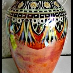 Stunning Royal Winton iridescent vase