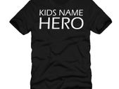 Personalized Fathers Day T-shirt Birthday Gift Present Idea For Hero Daddy