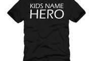 Personalized Fathers Day T-shirt Birthday Gift Present Idea For Hero Daddy