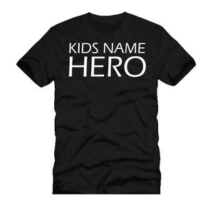 Personalized Fathers Day T-shirt Birthday Gift Present Idea For Hero Daddy
