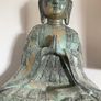 Chinese bronze Buddha heavy very beautiful gold Image 8