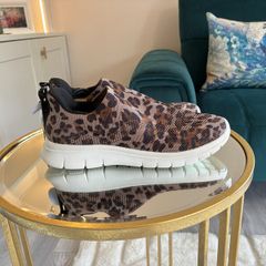 Brand-new Ladies Leopard Print Memory Foam Casual Sneakers from Primark
