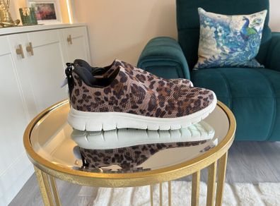 Brand-new Ladies Leopard Print Memory Foam Casual Sneakers from Primark