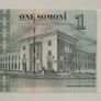 Tajikistan 1 Somoni 1999 Banknote Image 2