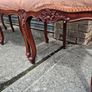 Set of 6 Carved Dining Chairs Solid Wood Image 10