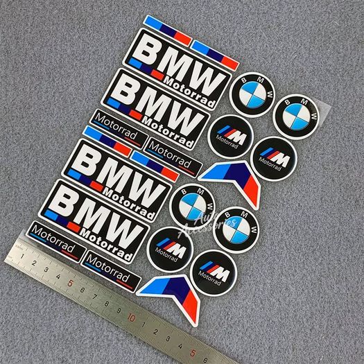 Reflective Car Badge Decor Stickers Car Motorcycle Night Driving Safety Luminous Decals For BMW 1 3 5 7 Series X1 X3 X5 X7