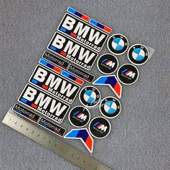 Reflective Car Badge Decor Stickers Car Motorcycle Night Driving Safety Luminous Decals For BMW 1 3 5 7 Series X1 X3 X5 X7
