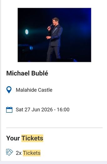 Michael Buble Concert