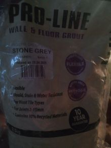 Mid grey grout- stome grey
