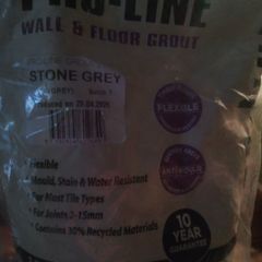 Mid grey grout- stome grey