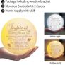 Valentines Day Boyfriend Gifts-Engraved Moon Lamp Gifts for Boyfriends 3D Printing Touch Control with Solid Wood Scaffold Boyfriend Birthday gifts Anniversary Wedding for Boyfriend MULTIPLE STYLES AVAILABLE, SEE PHOTOS (FREE POSTAGE) Image 6