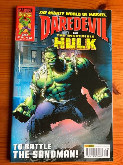 Comic: 'Daredevil And The Incredible Hulk' no.29 (18/05/2005)