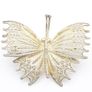 Sterling Silver Filigree Butterfly Brooch Image 2