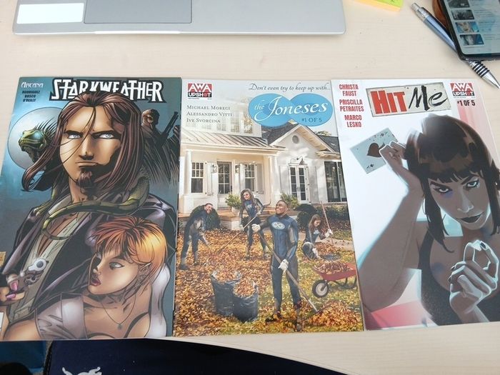 over 30 independent comics