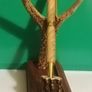 Handcrafted Deer Antler Desk Pen Display Stand Image 4