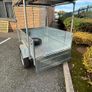 Erde - Galvanised trailer with roof box and frame - excellent condition Image 5