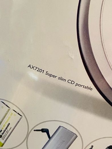 Philips AX7201 Portable CD player