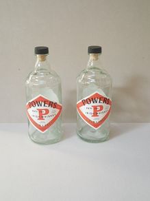 Whiskey Bottles X 2