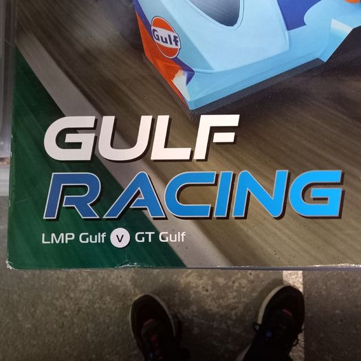 Scalextric Gulf Set EXTENDED: with extra straight track