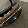 Lamsed Black Patent Handbag Image 10