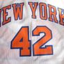 Vintage Adidas New York Knicks #42 David Lee White Jersey Image 7
